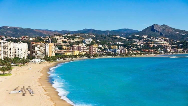 Malaga Beach Apartment Exterior foto